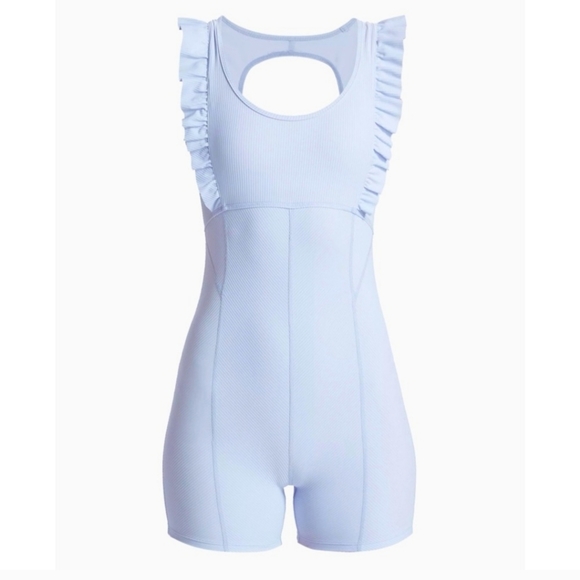 🎉HP NWT Free People Movement Ruffle Me Up One-piece Shortie - Size L - Picture 3 of 17